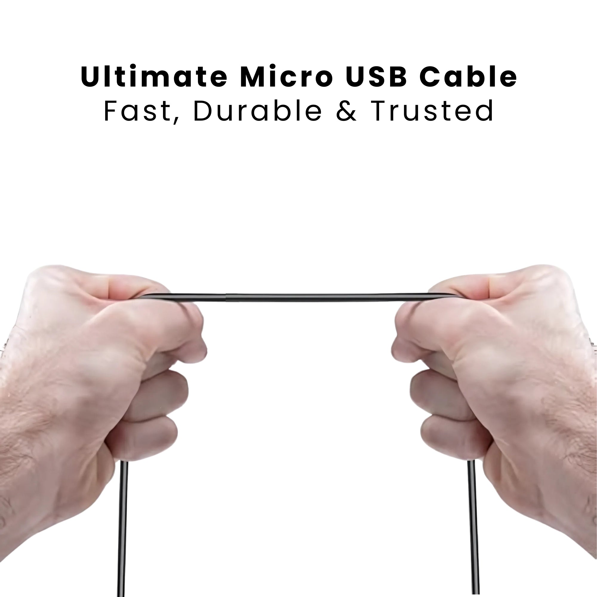 1m Micro USB To USB Charger Cable, fast, durable and trusted.