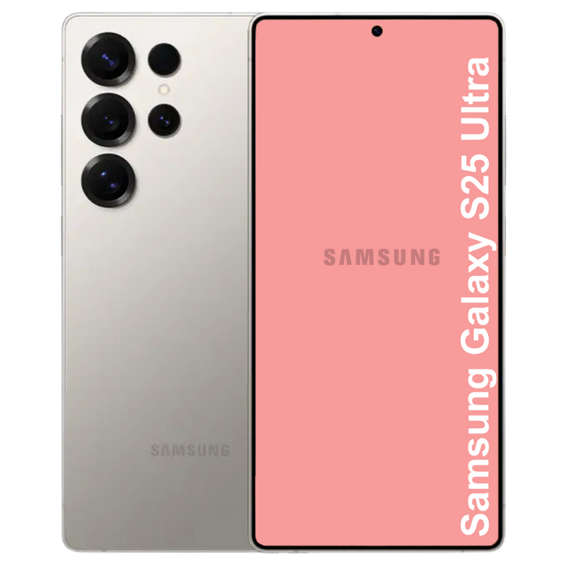 A Samsung Galaxy S25 Ultra Refurbished Phone, displayed over a white background.