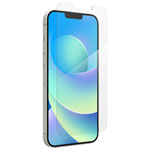 An iPhone 14 screen clear protector, indicating clarity and a feature to repel fingerprints.