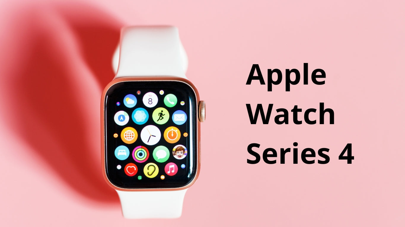 Apple Watch Series 4 showing sleek display and features.