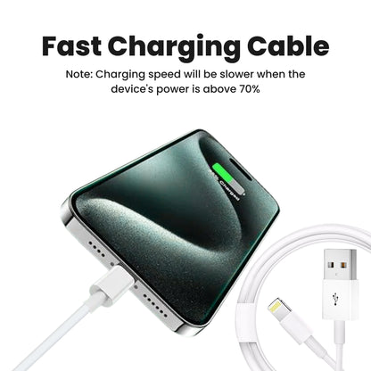 1 Metre Genuine Apple Lightning Charging USB Cable For iPhones and iPads, Fast charging cable.