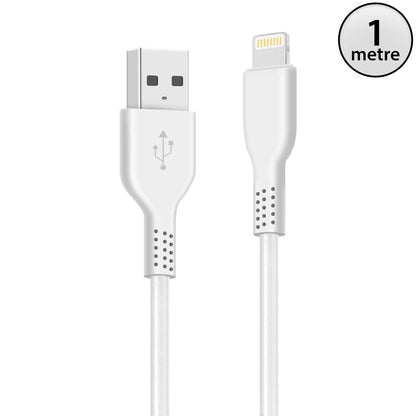 1 Metre iPhone USB Cable Charger Lead displayed over a white background