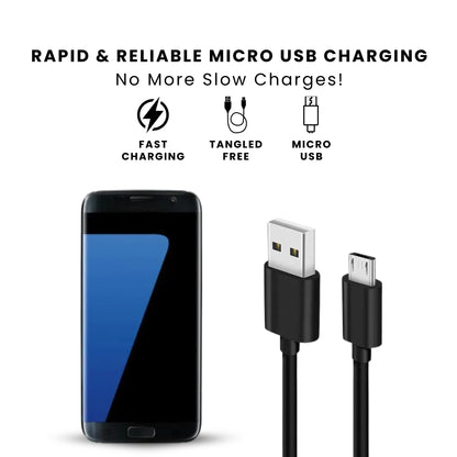 1m Micro USB To USB Charger Cable, Rapid & reliable cable with fast charging.