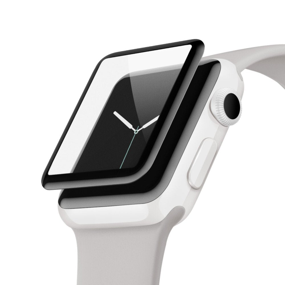An Apple Watch Series 6 with a 40mm screen protector applied to the display.