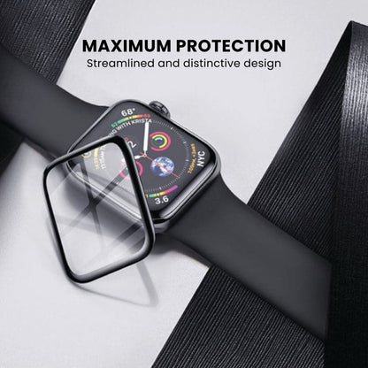A screen protector for Apple Watch, which appears to be transparent that provides maximum protection.
