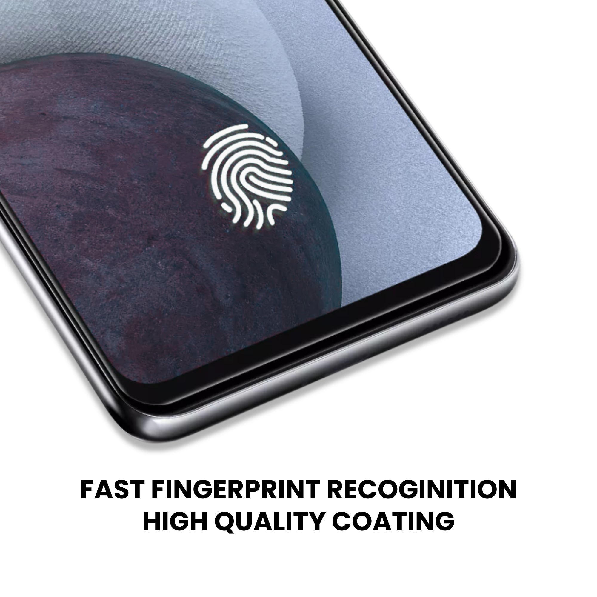 A glass screen protector for all Samsung A Series smartphones, displayed on a plain background.