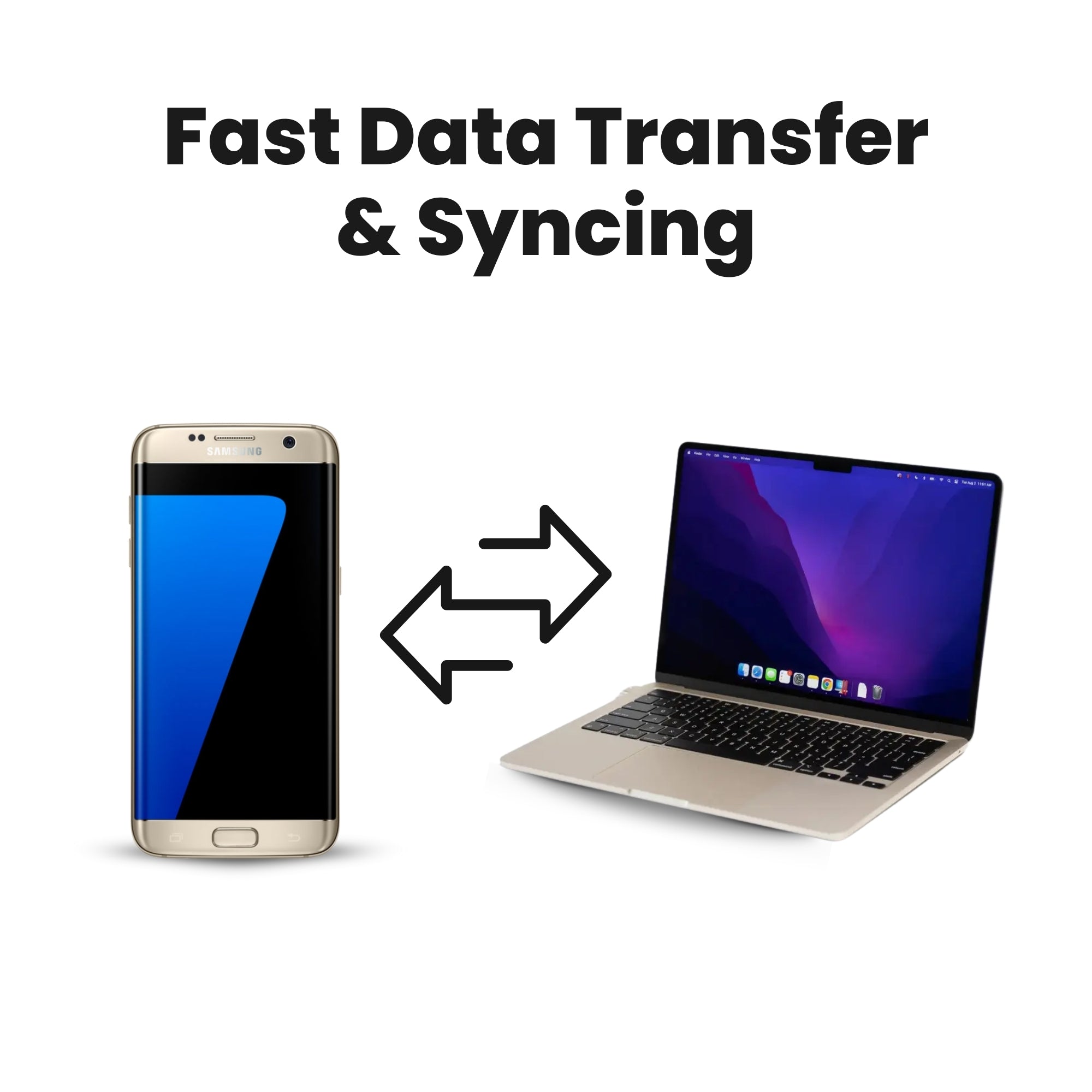 Original Samsung Micro USB Cable, Fast data transfer and syncing.