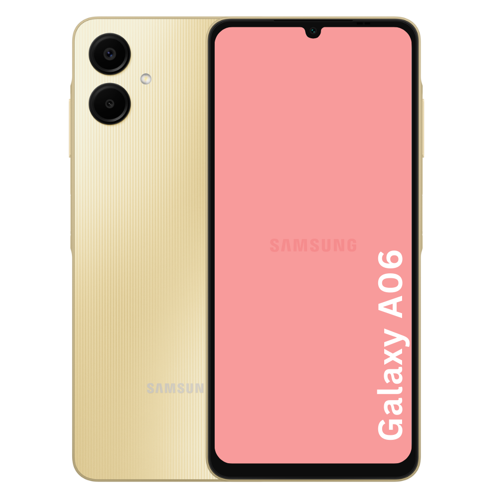 Refurbished Samsung Galaxy A06 Gold