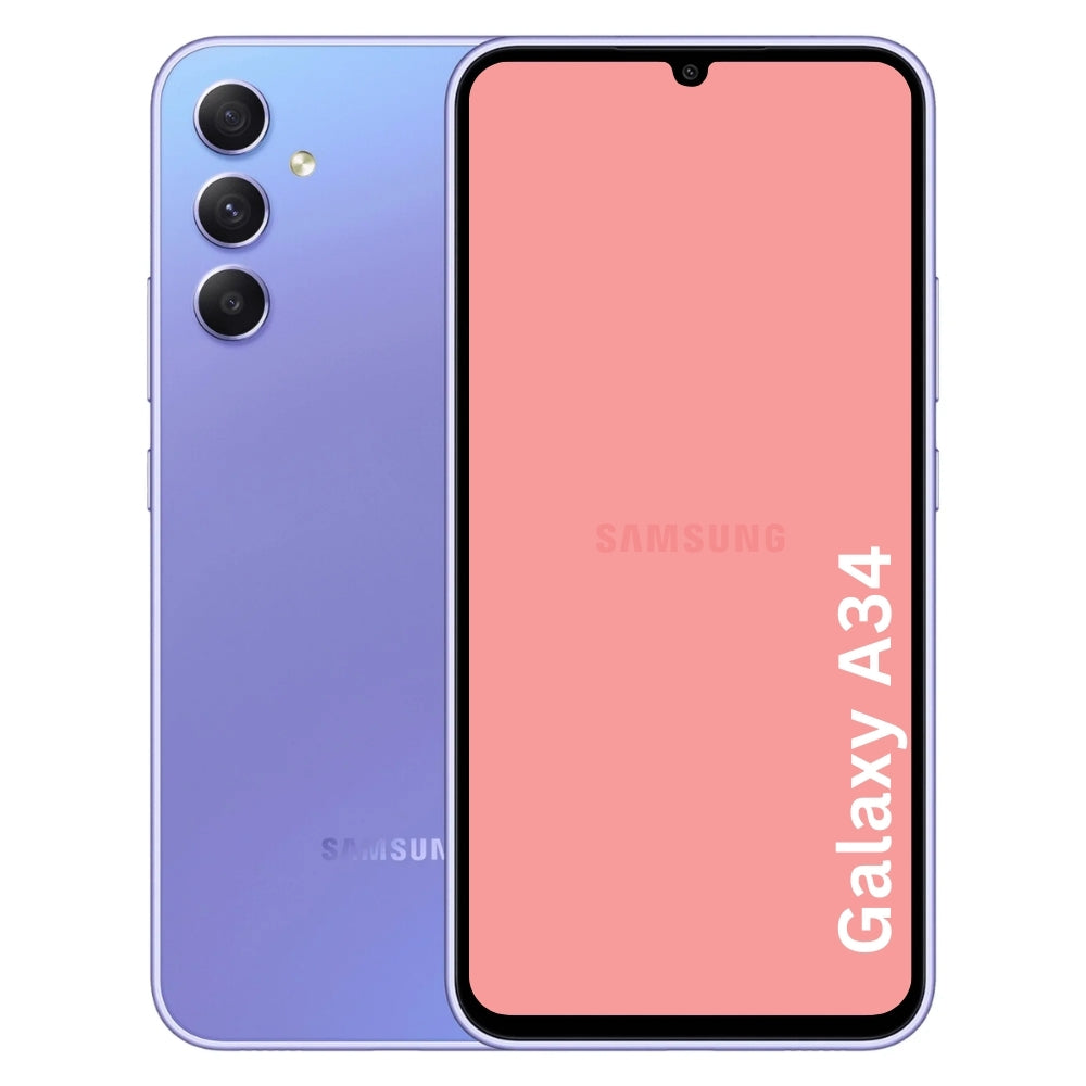 Refurbished Samsung Galaxy A34 Purple