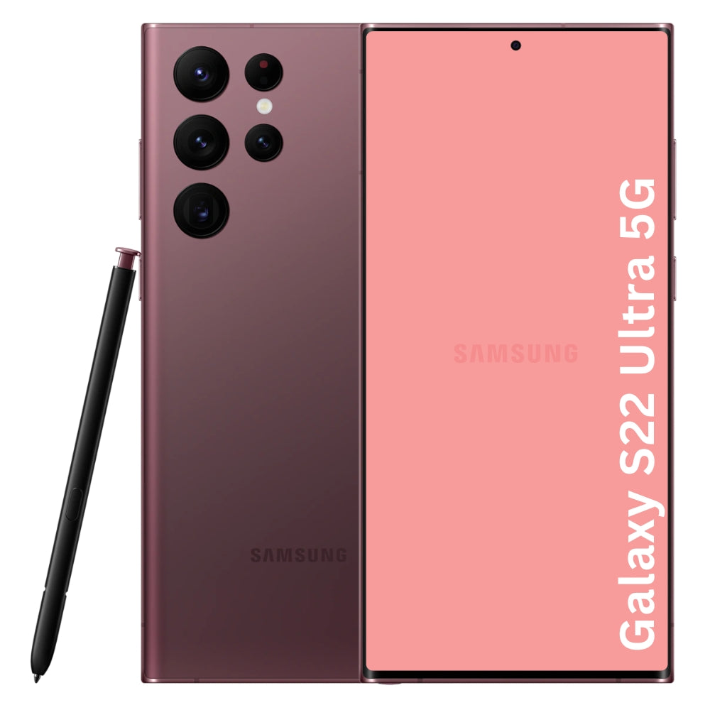 Refurbished Samsung Galaxy S22 Ultra Dark Red