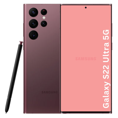 Refurbished Samsung Galaxy S22 Ultra Dark Red
