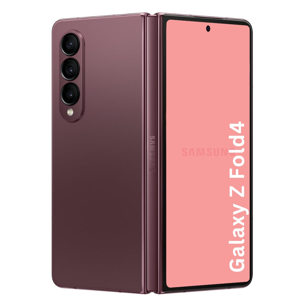 Refurbished Samsung Galaxy Z Fold4 Dark Red