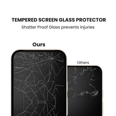 A clear tempered glass screen protector for all Google Pixel smartphone models, showing shatter proof glass that prevent injuries.