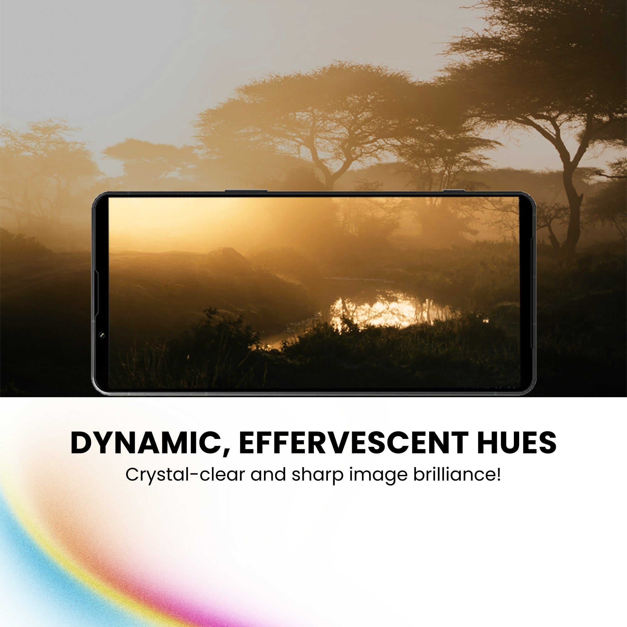 A clear tempered glass screen protector for all Sony smartphone models.