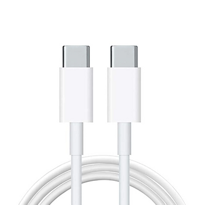 A white Type-C to Type-C cable with the text 'C-type to C-type' displayed.
