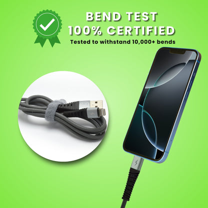 Vibe 3 Metre iPhone Lightning Charging Cable For iPhones and iPads