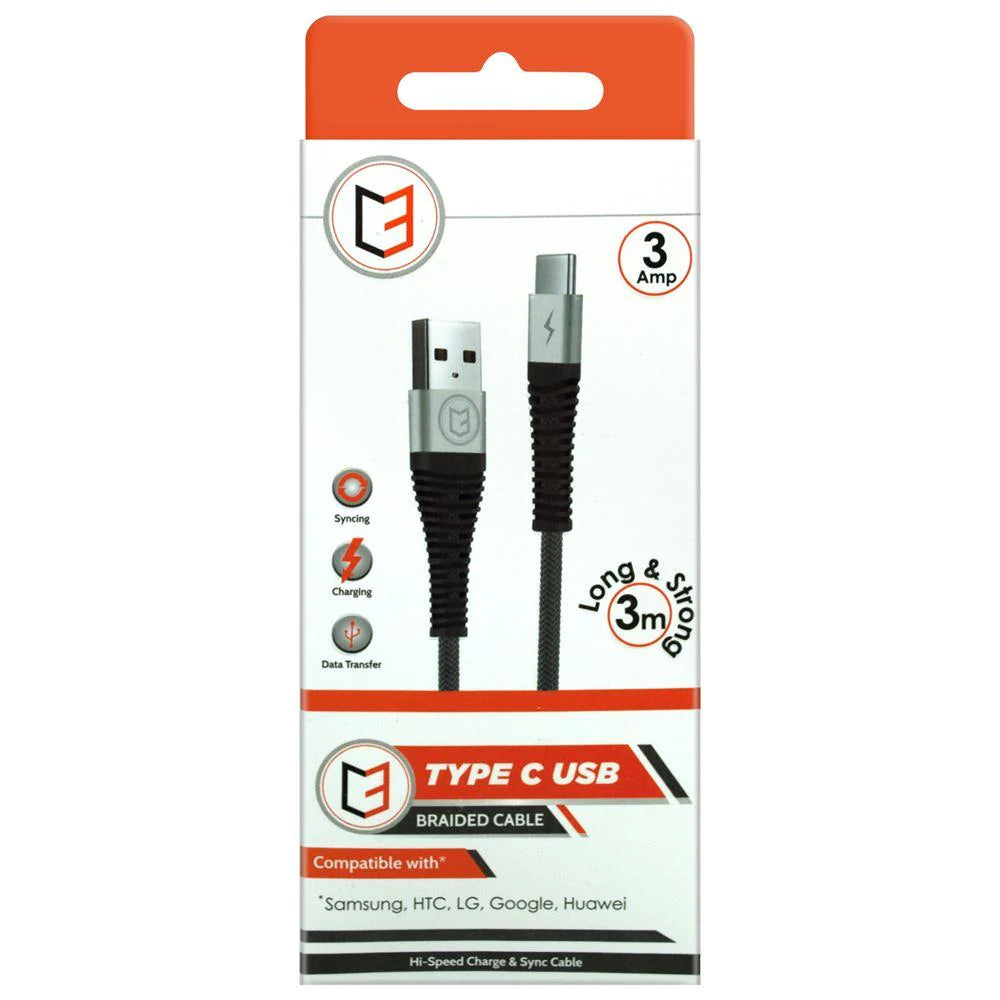 Packaging of Vibe 3m Type C USB Cable.