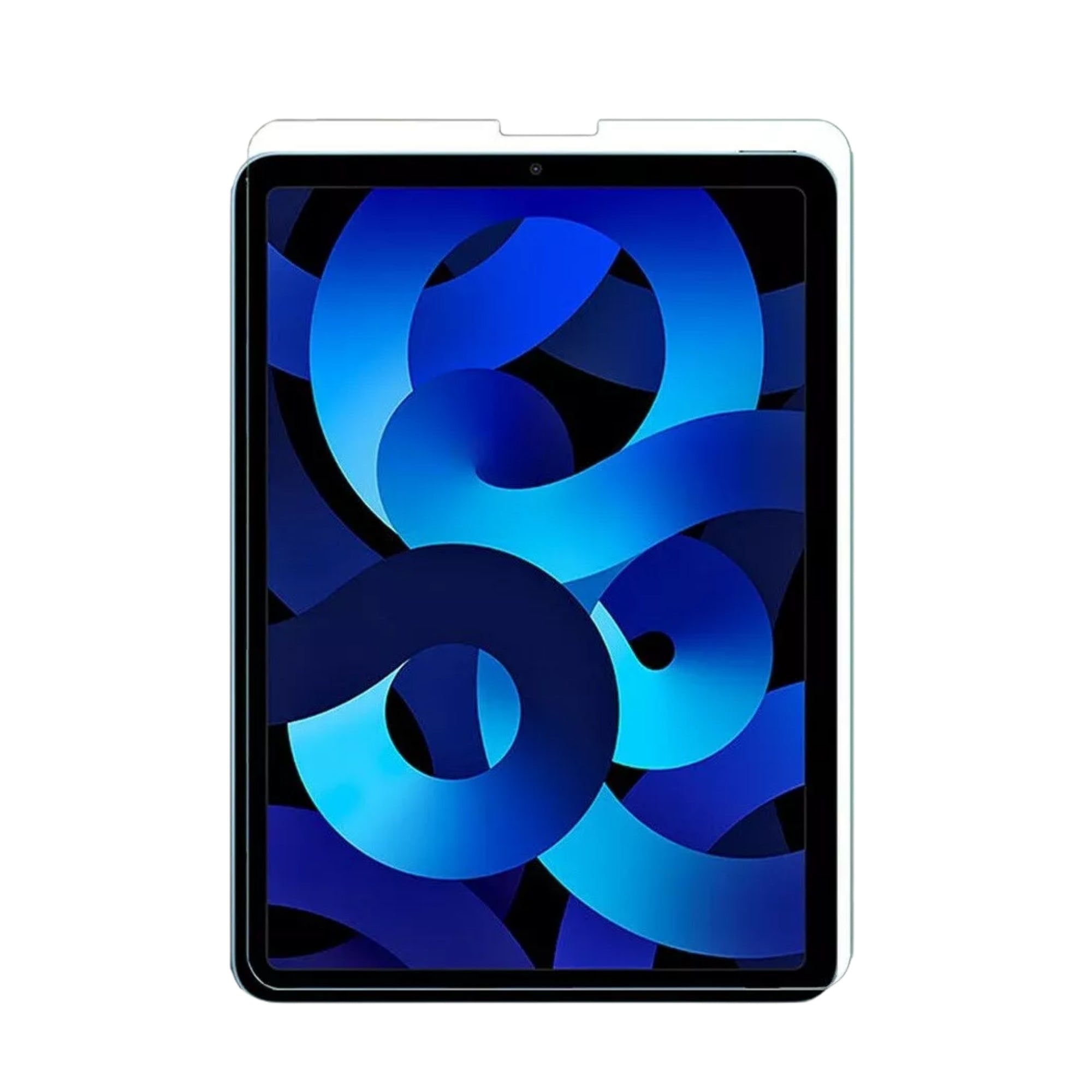 iPad Air 4 & 5 screen protector with a blue pattern on the screen