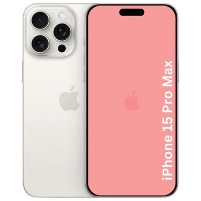 iPhone 15 Pro Max Refurbished White Titanium