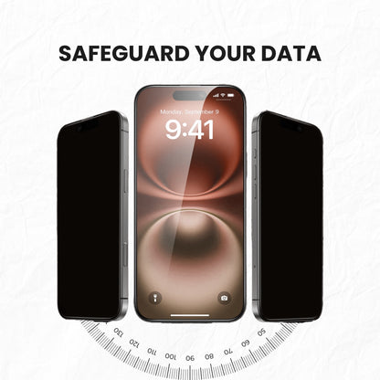 Tinted tempered glass screen protector for iPhone.