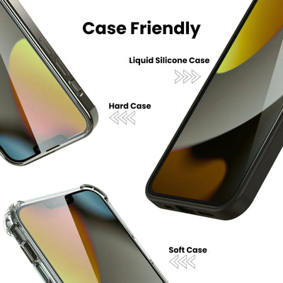 A tempered iPhone screen protector with comprehensive protection and perfect fit with every case.