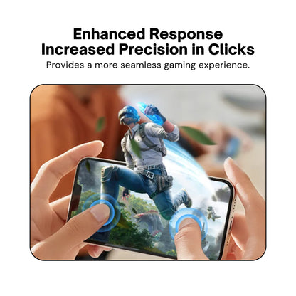 A tempered iPhone screen protector with enhanced response increased precision in clicks.