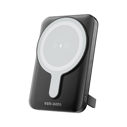 VEN-DENS VD-PB032 5000mAh magnetic wireless power bank with built-in phone stand